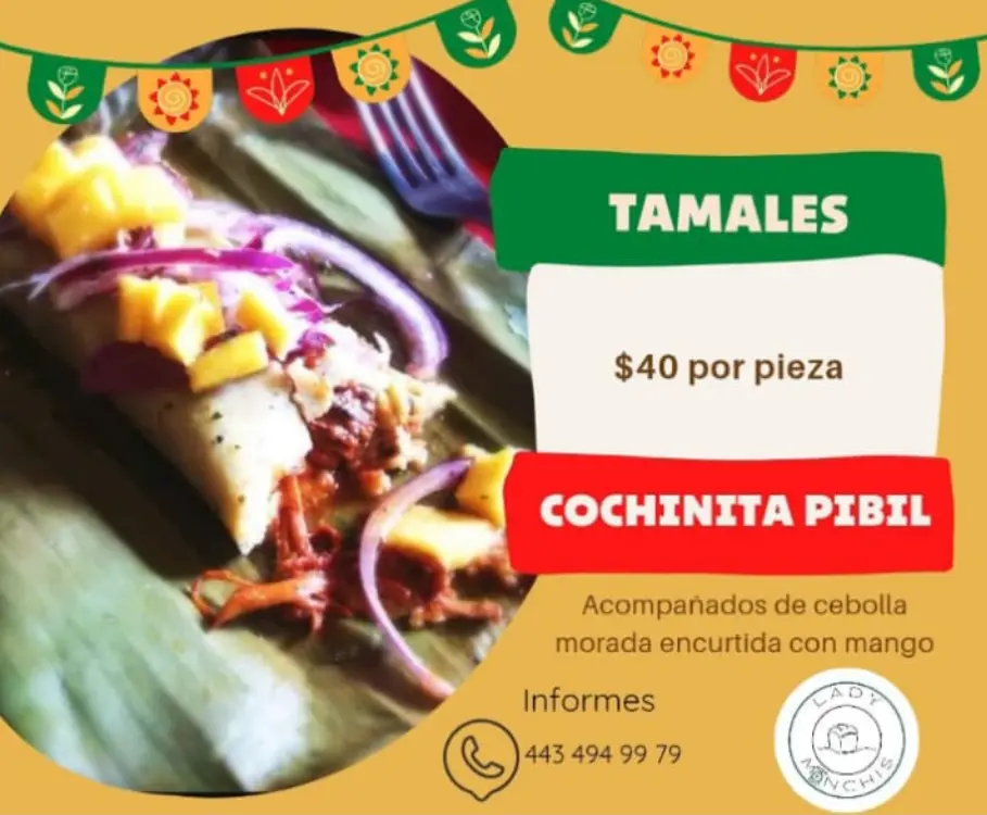 Tamales de cochinita pibil